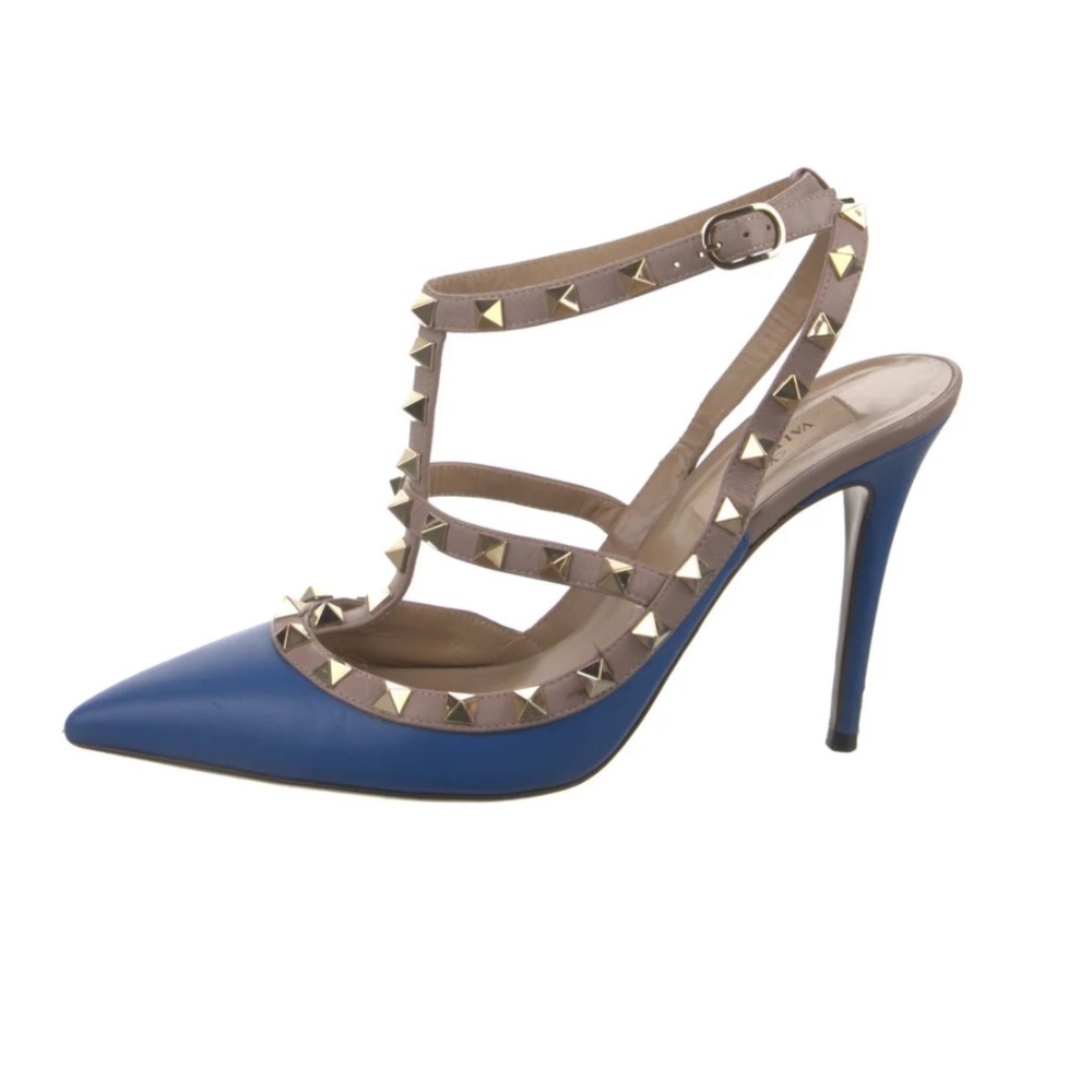 Valentino Rockstud Ankle Strap Pump